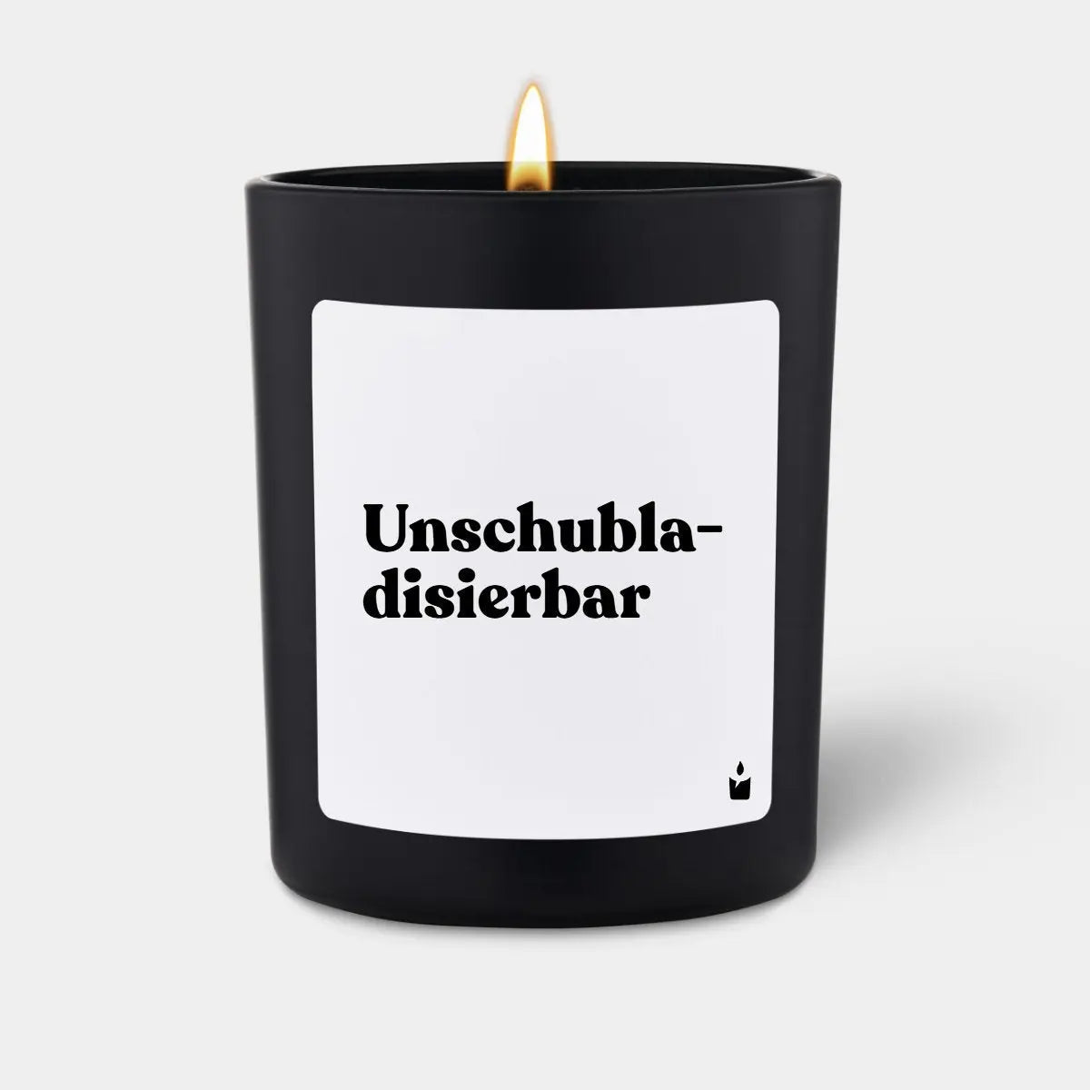 Duftkerze Schwarz Flowery Unschubladisierbar von ChattyCandles