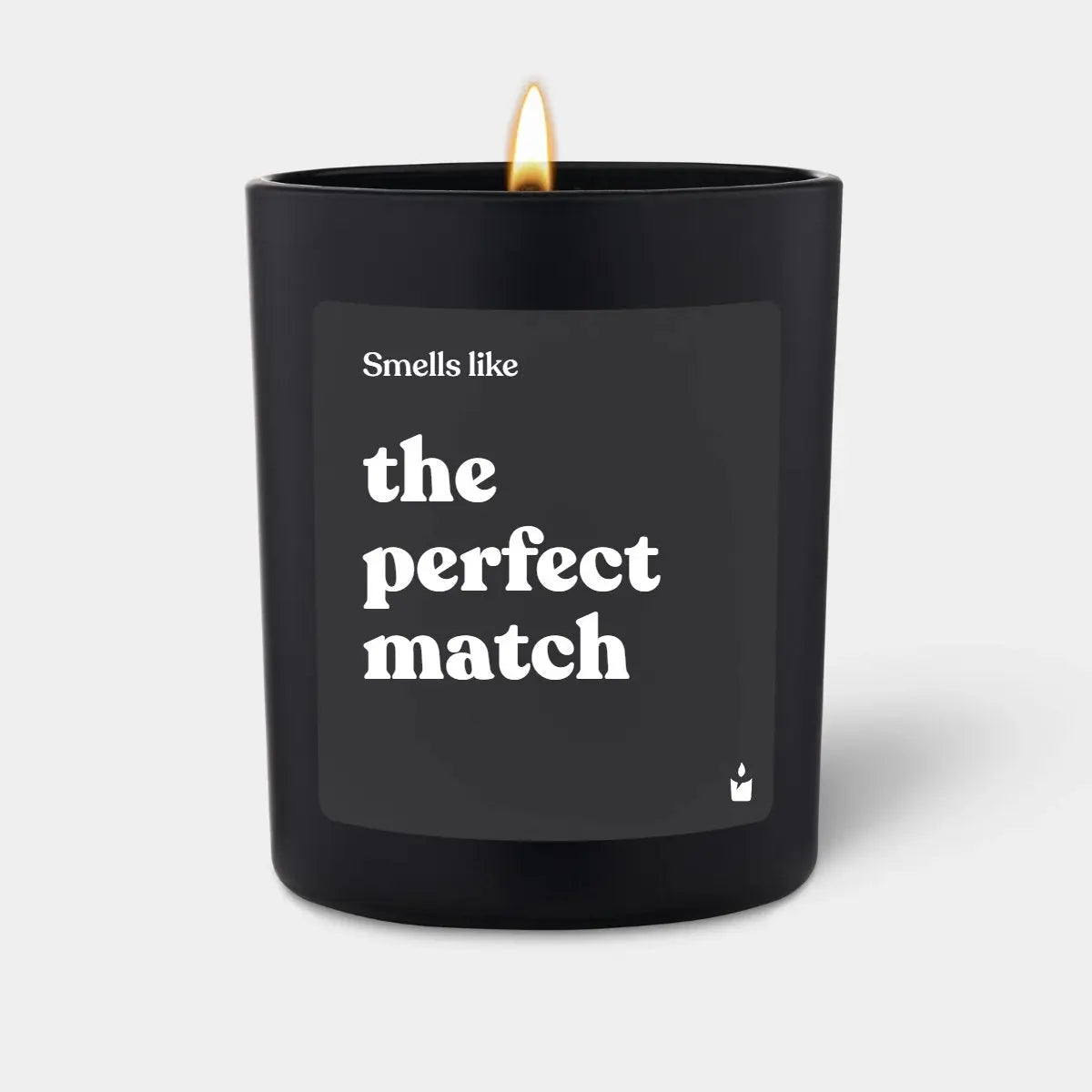 Duftkerze Schwarz Flowery Smells like the perfect match von ChattyCandles