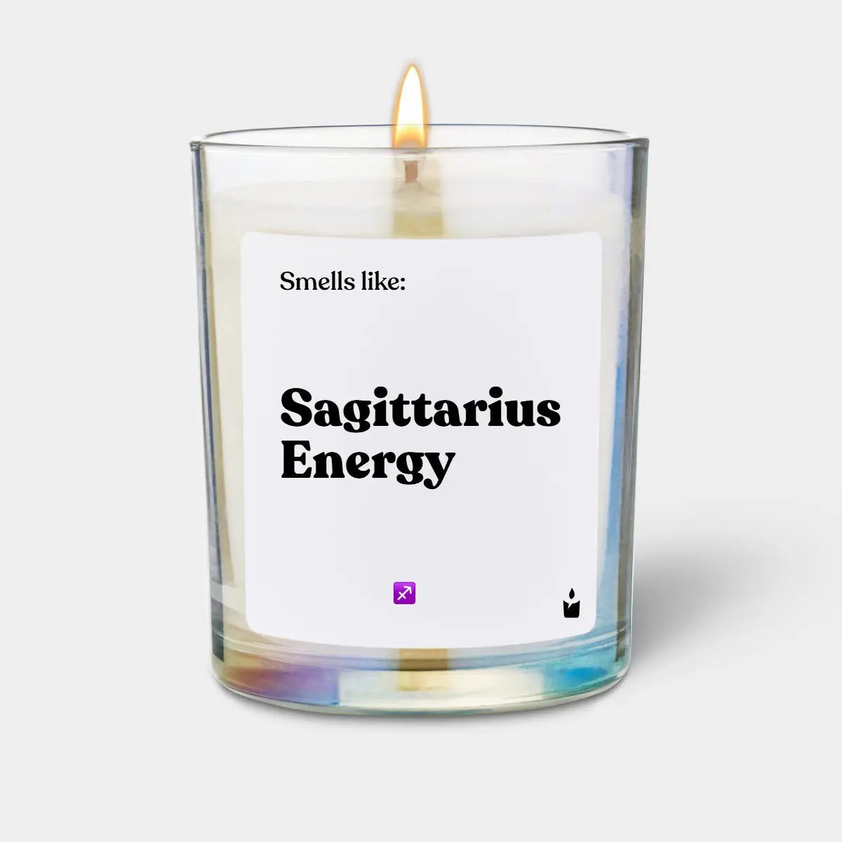 Duftkerze Rainbow Flowery Smells like: Sagittarius Energy von ChattyCandles