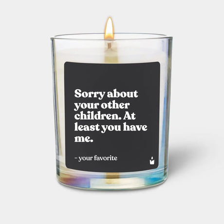 Duftkerze Rainbow Flowery Sorry about your other children. At least you have me. - your favorite von ChattyCandles