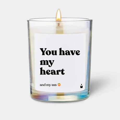 Duftkerze Rainbow Woody You have my heart and my ass von ChattyCandles