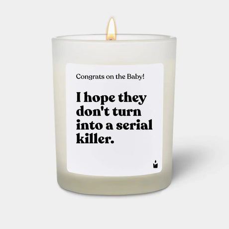 Duftkerze Weiss Woody Congrats on the baby! I hope they don't turn into a serial killer. von ChattyCandles