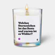 Duftkerze Rainbow Woody Welches Sternzeichen ist das Beste und warum ist es Widder? von ChattyCandles