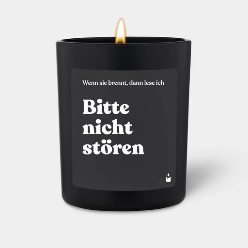 Duftkerze Flowery Wenn sie brennt, dann lese ich - Bitte nicht stören von ChattyCandles