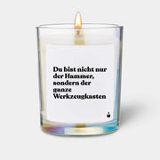 Duftkerze Rainbow Flowery Du bist nicht nur der Hammer, sondern der ganze Werkzeugkasten von ChattyCandles