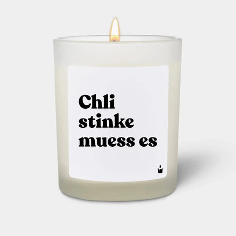 Duftkerze Weiss Flowery Chli stinke muess es von ChattyCandles