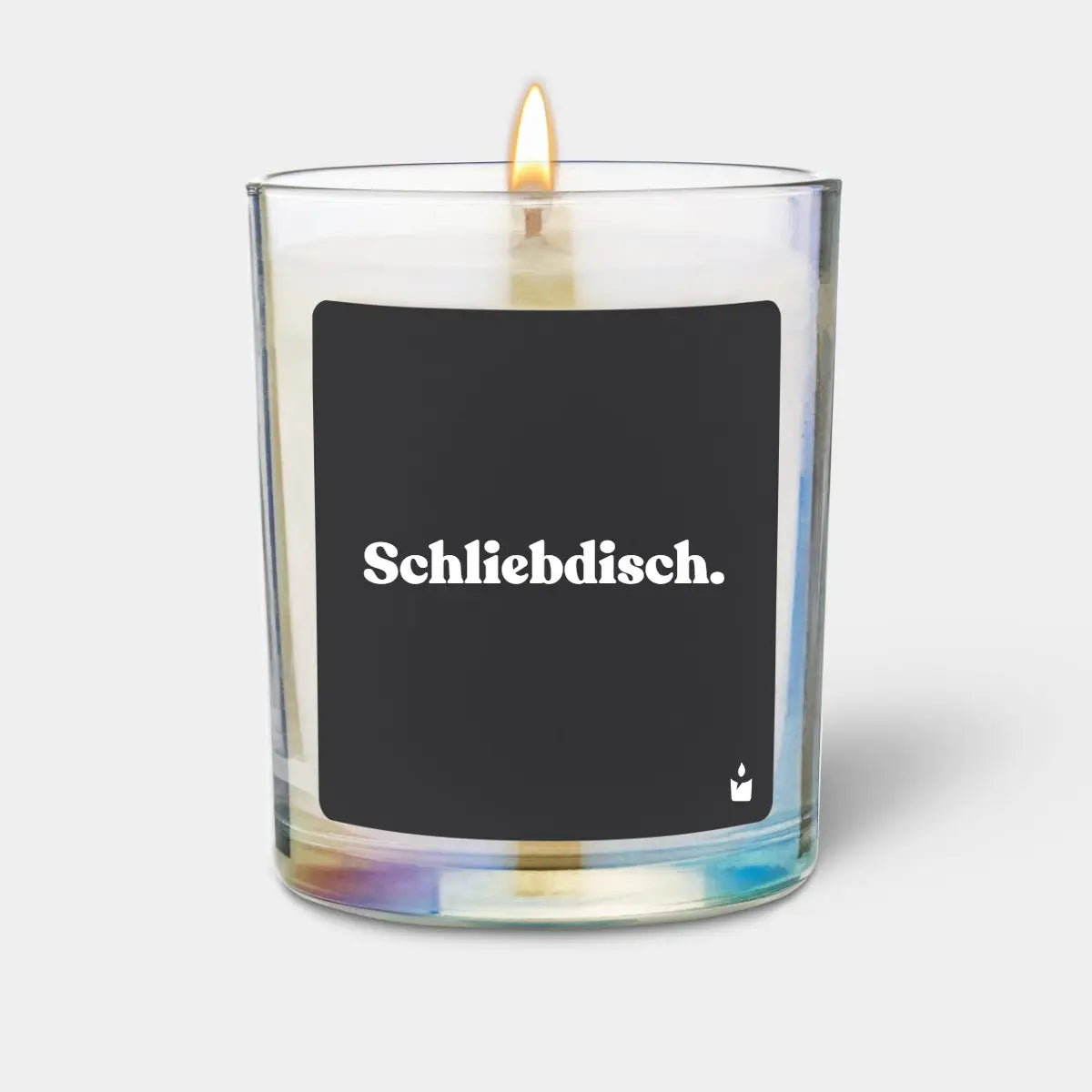 Duftkerze Rainbow Flowery Schliebdisch. von ChattyCandles