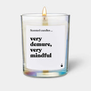 Duftkerze Rainbow Woody very demure, very mindful von ChattyCandles