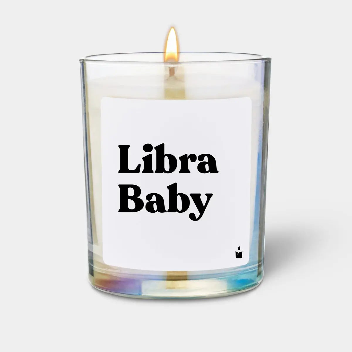 Duftkerze Rainbow Woody Libra Baby von ChattyCandles
