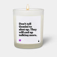 Duftkerze Weiss Woody Don't tell Gemini to shut up. They will end up talking more. von ChattyCandles