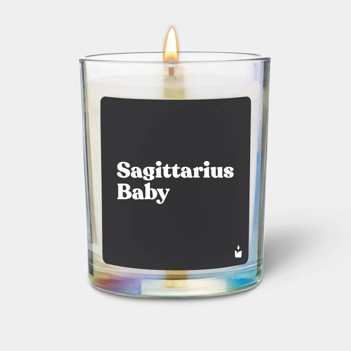 Duftkerze Rainbow Flowery Sagittarius Baby von ChattyCandles