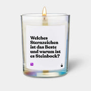 Duftkerze Rainbow Flowery Welches Sternzeichen ist das Beste und warum ist es Steinbock? von ChattyCandles