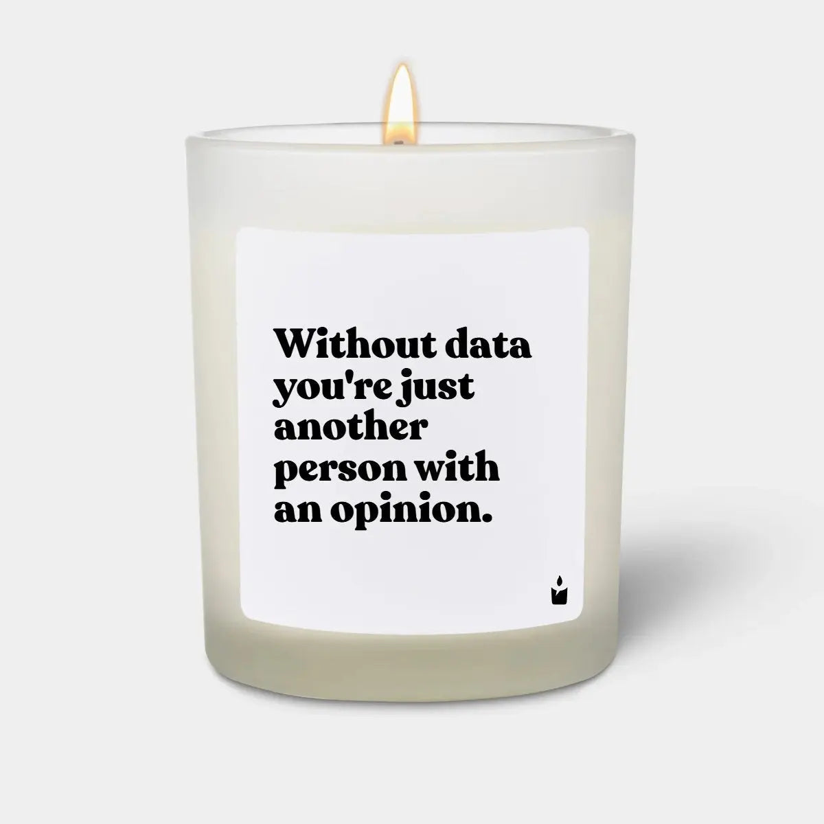 Duftkerze Weiss Flowery Without data you're just another person with an opinion. von ChattyCandles