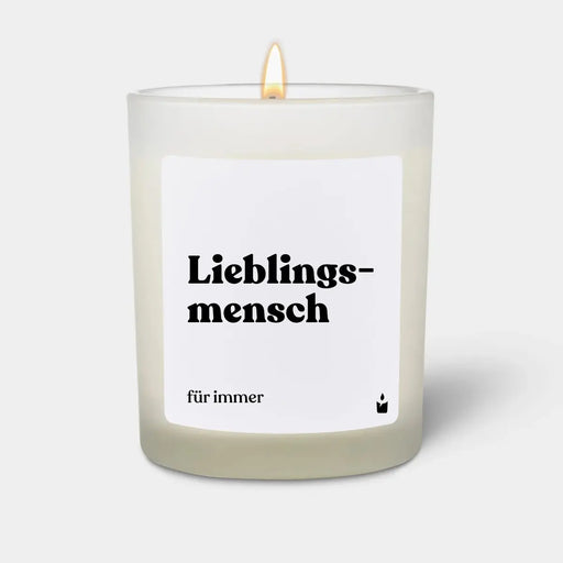 Duftkerze Flowery Lieblingsmensch von ChattyCandles