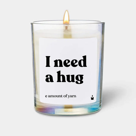 Duftkerze Rainbow Woody I need a huge amount of yarn von ChattyCandles