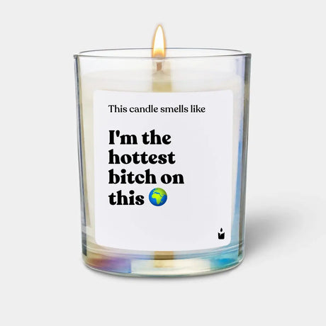 Duftkerze Rainbow Woody I'm the hottest bitch on this planet von ChattyCandles