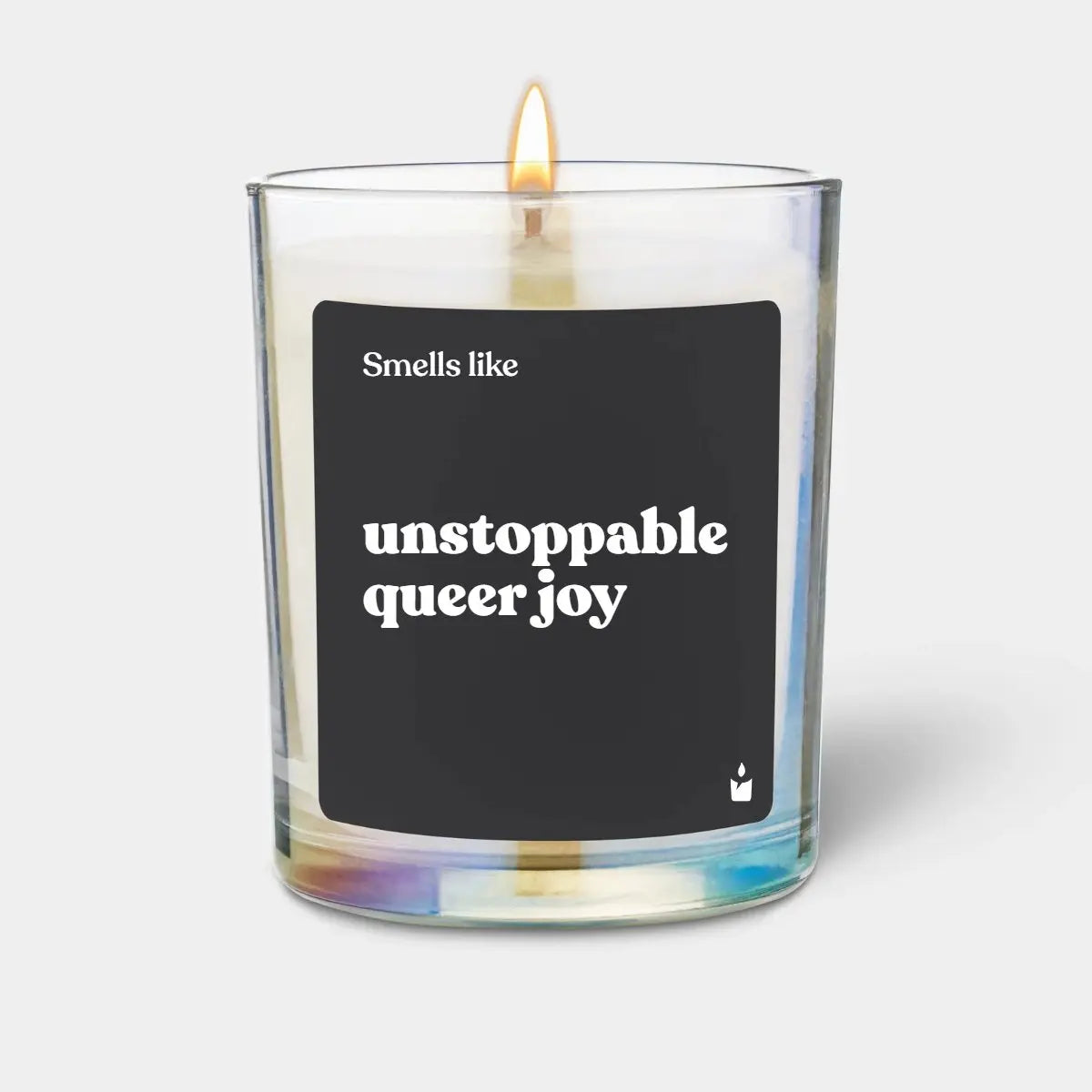 Duftkerze Rainbow Flowery Smells like unstoppable queer joy von ChattyCandles