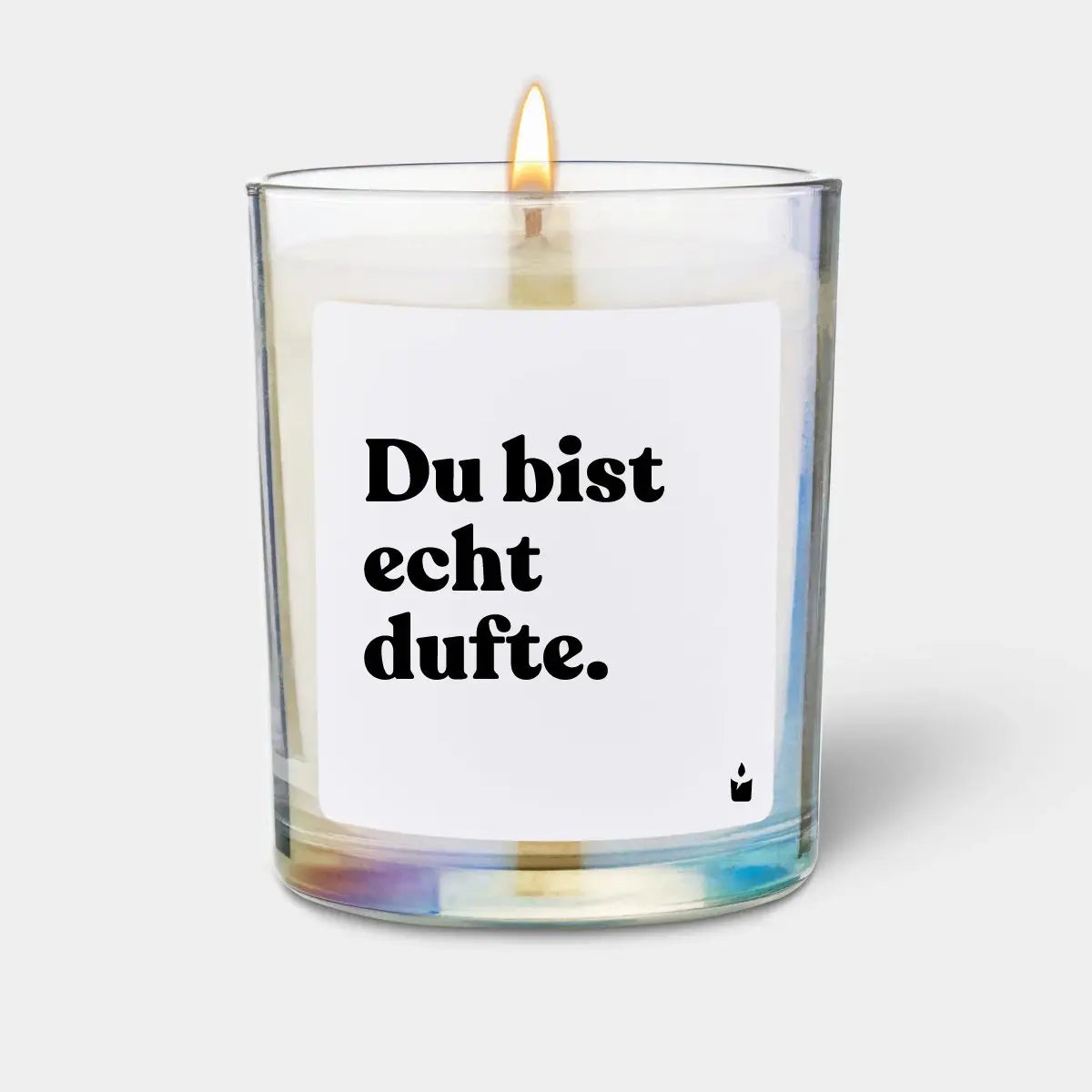 Duftkerze Rainbow Woody Du bist echt dufte. von ChattyCandles