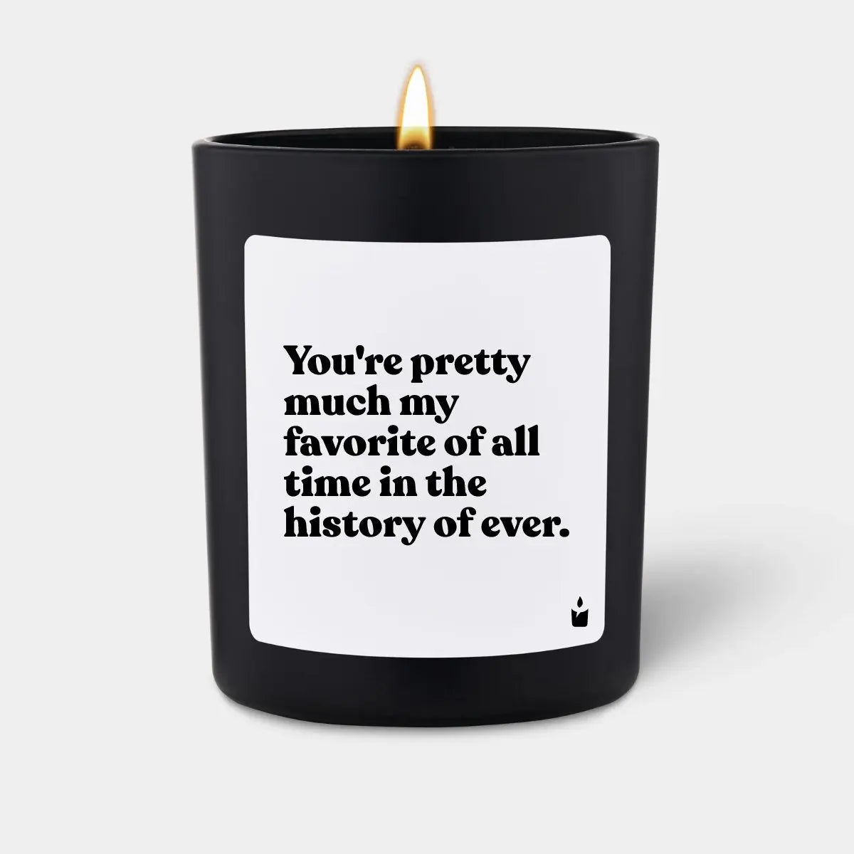 Duftkerze Schwarz Woody You're pretty much my favorite of all time in the history of ever. von ChattyCandles