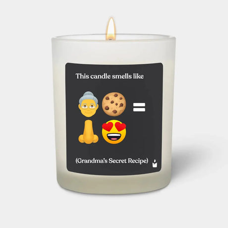 Duftkerze Weiss Woody Grandma's secret recipe von ChattyCandles