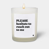 Duftkerze Weiss Woody Please hesitate to reach out to me von ChattyCandles