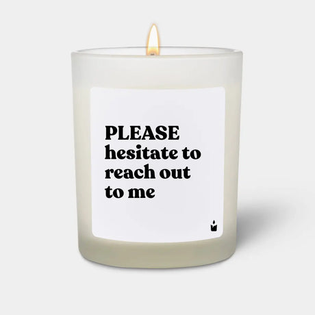 Duftkerze Weiss Woody Please hesitate to reach out to me von ChattyCandles