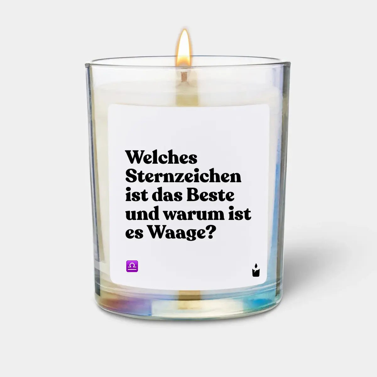Duftkerze Rainbow Flowery Welches Sternzeichen ist das Beste und warum ist es Waage? von ChattyCandles