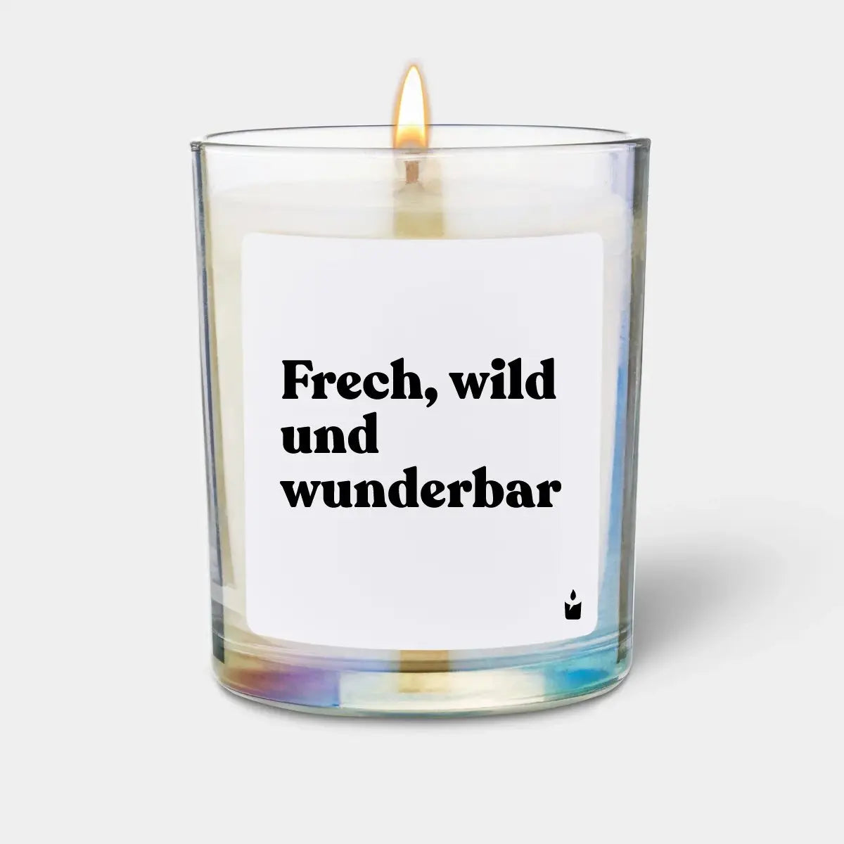 Duftkerze Rainbow Woody Frech, wild und wunderbar von ChattyCandles