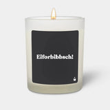 Duftkerze Weiss Woody Eiforbibbsch! von ChattyCandles