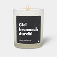 Duftkerze Weiss Woody Glei brennsch durch! von ChattyCandles