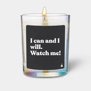 Duftkerze Rainbow Woody I can and I will. Watch me! von ChattyCandles