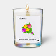 Duftkerze Rainbow Flowery Blumenstrauss von ChattyCandles