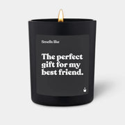 Duftkerze Schwarz Woody Smells like: The perfect gift for my best friend. von ChattyCandles