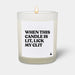 Duftkerze Flowery When this candle is lit, lick my clit von ChattyCandles