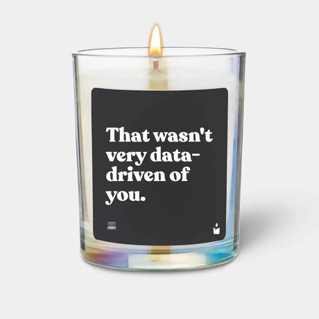 Duftkerze Rainbow Woody That wasn't very data-driven of you von ChattyCandles