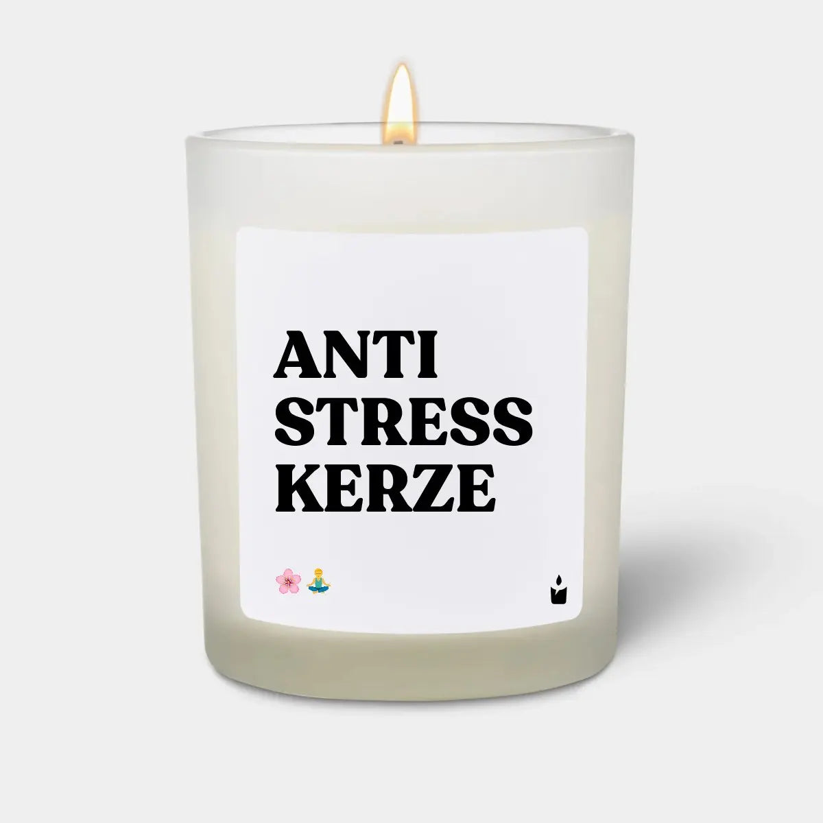 Duftkerze Weiss Woody Anti Stress Kerze von ChattyCandles