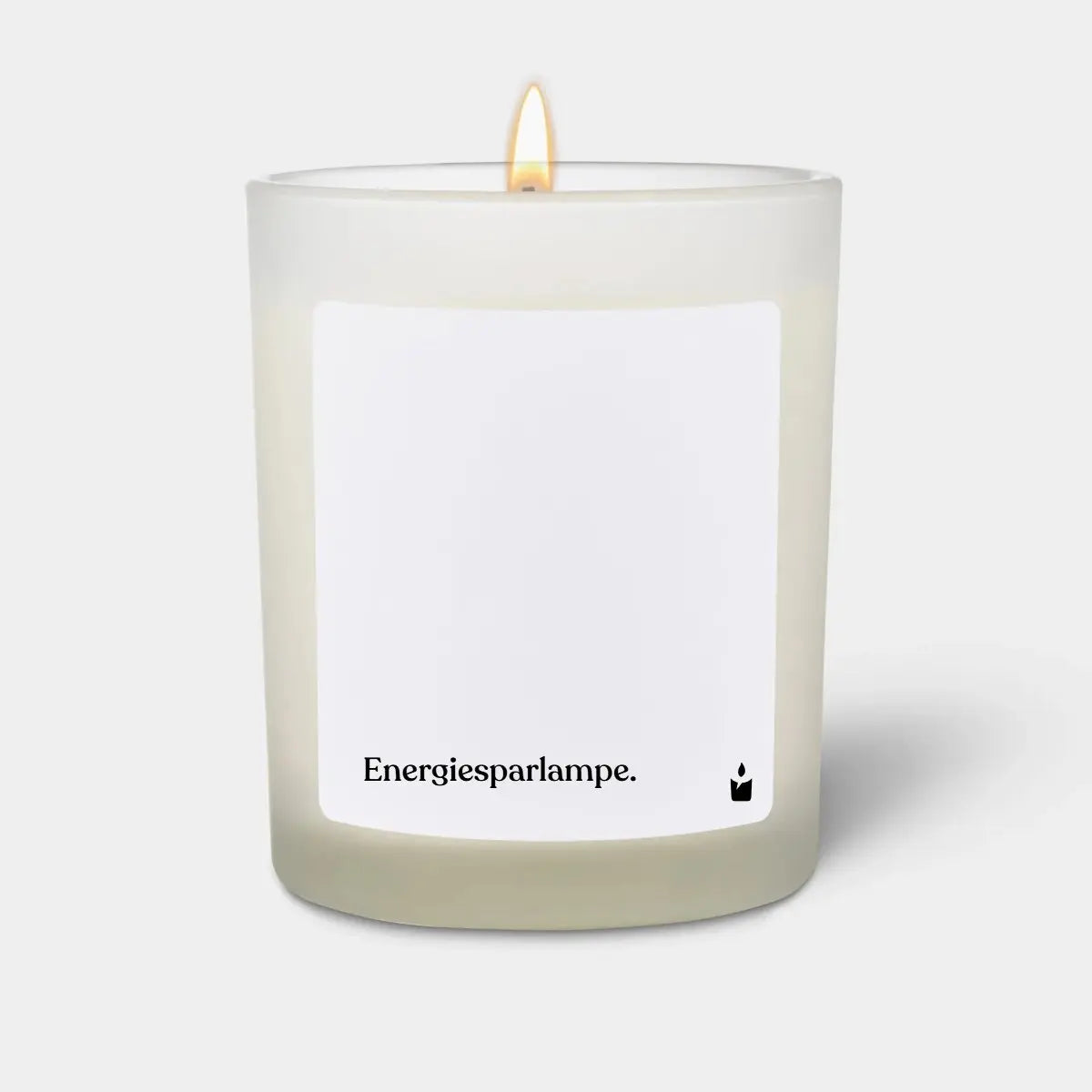 Duftkerze Weiss Flowery Energiesparlampe von ChattyCandles