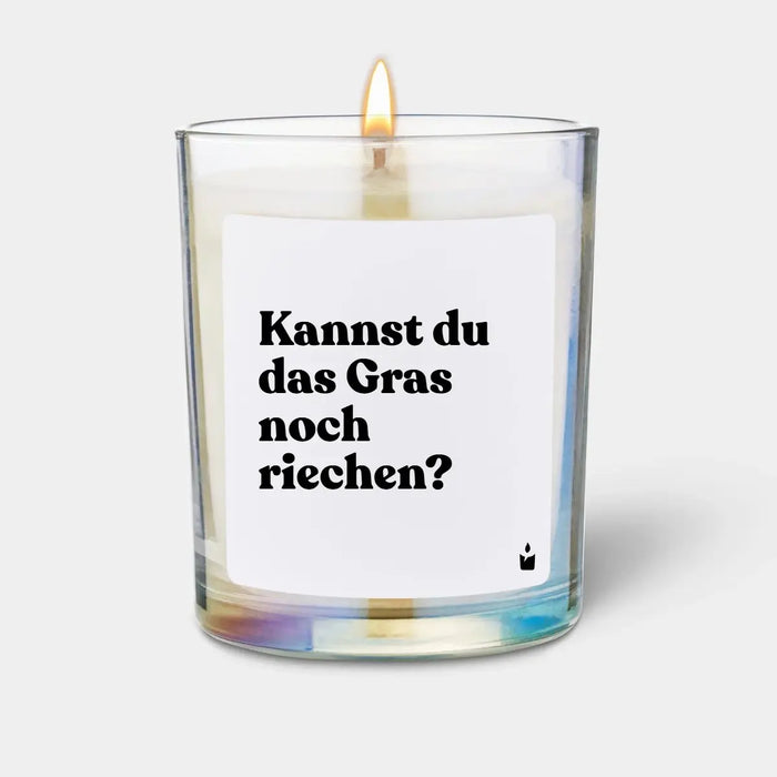 Duftkerze Flowery Kannst du das Gras noch riechen? von ChattyCandles