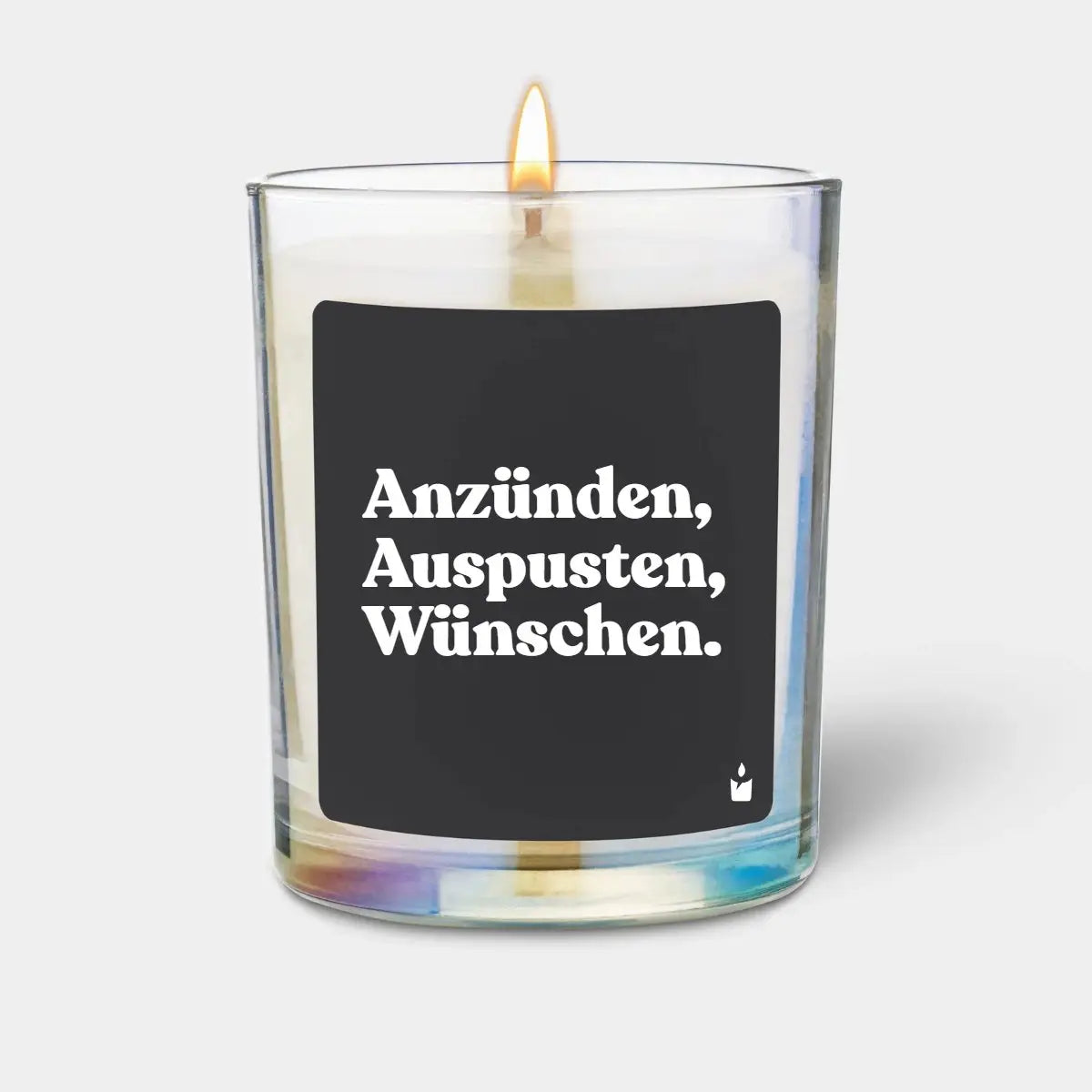 Duftkerze Rainbow Flowery Anzünden, Auspusten, Wünschen. von ChattyCandles