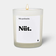 Duftkerze Weiss Flowery Wie gwünscht: Nüt. von ChattyCandles