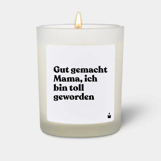 Duftkerze Flowery Gut gemacht Mama, ich bin toll geworden von ChattyCandles