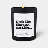 Duftkerze Schwarz Woody E jode Zick fängt aan met Licht... von ChattyCandles