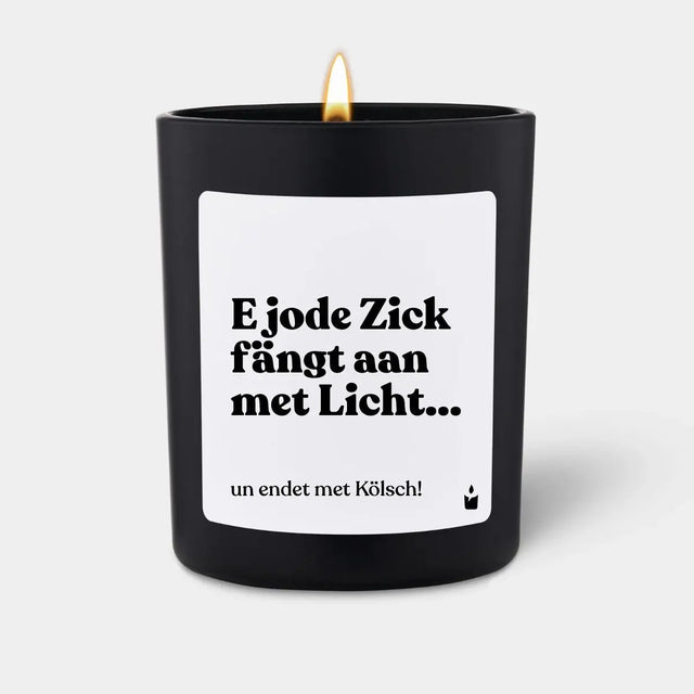 Duftkerze Schwarz Woody E jode Zick fängt aan met Licht... von ChattyCandles