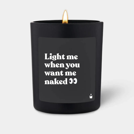 Duftkerze Woody Light me when you want me naked von ChattyCandles