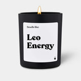 Duftkerze Schwarz Woody Smells like: Leo Energy von ChattyCandles