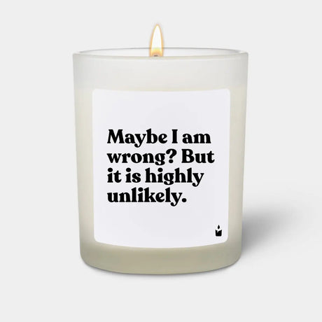 Duftkerze Weiss Woody Maybe I am wrong? But it is highly unlikely. von ChattyCandles