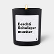 Duftkerze Schwarz Flowery Beschti Schwiegermuetter von ChattyCandles