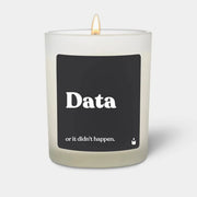 Duftkerze Weiss Flowery Data or it didn't happen. von ChattyCandles