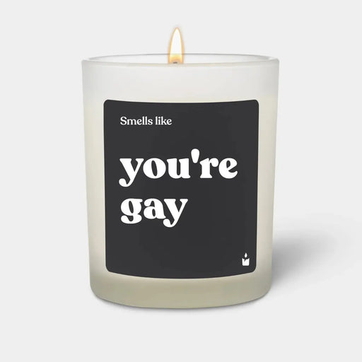 Duftkerze Flowery Smells like you're gay von ChattyCandles