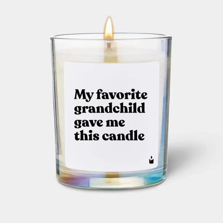 Duftkerze Rainbow Woody My favorite grandchild gave me this candle von ChattyCandles